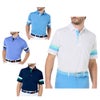 フットジョイ FootJoy　メンズ スリーブストライプ ストレッチ 鹿の子 半袖 ポロシャツ FJ-S26-S10　2026年モデル
