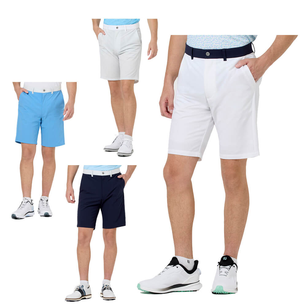 フットジョイ FootJoy　メンズ ハイブリッド 4way ストレッチ クーリング ショートパンツ FJ-S26-P07　2026年モデル カラーバリエーション