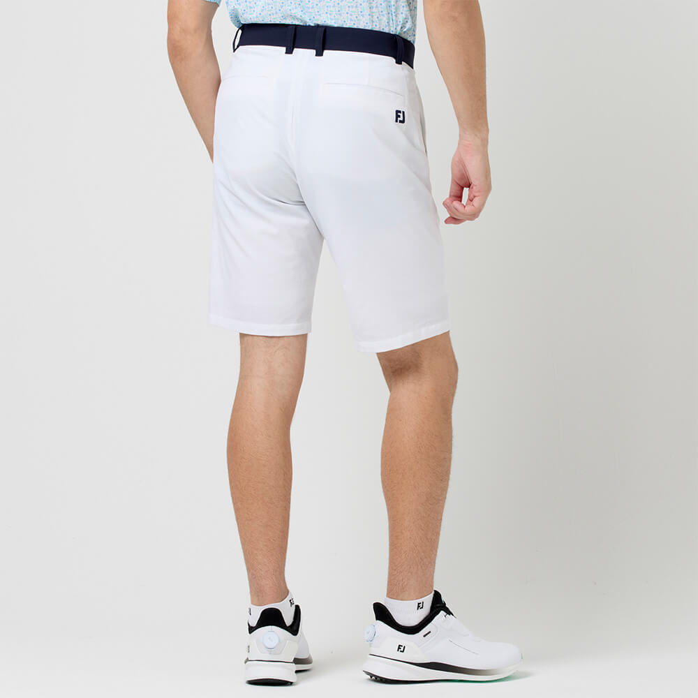 フットジョイ FootJoy　メンズ ハイブリッド 4way ストレッチ クーリング ショートパンツ FJ-S26-P07　2026年モデル ホワイト 背面着用
