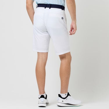 フットジョイ FootJoy　メンズ ハイブリッド 4way ストレッチ クーリング ショートパンツ FJ-S26-P07　2026年モデル ホワイト 背面着用