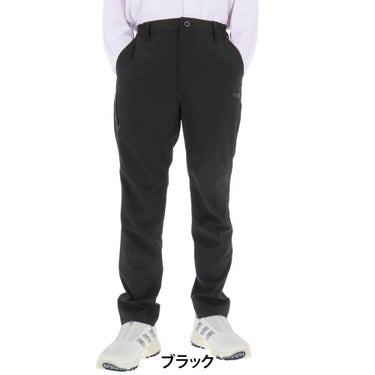 ピン PING　メンズ ミニリップストップ テーパードパンツ 621-6231701　2026年モデル ブラック 正面着用
