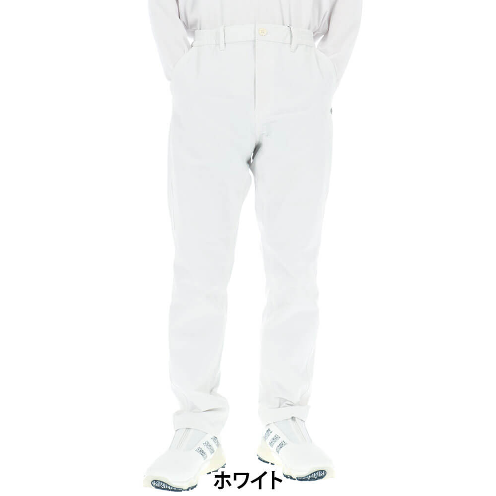 セントアンドリュース St ANDREWS　メンズ ロングパンツ 042-6231951　2026年モデル ホワイト 正面着用
