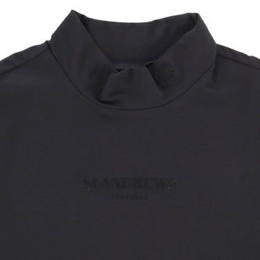 セントアンドリュース St ANDREWS　レディース ベア天竺 長袖 ハイネックシャツ 043-6266952　2026年モデル 襟・胸ロゴ ディテール