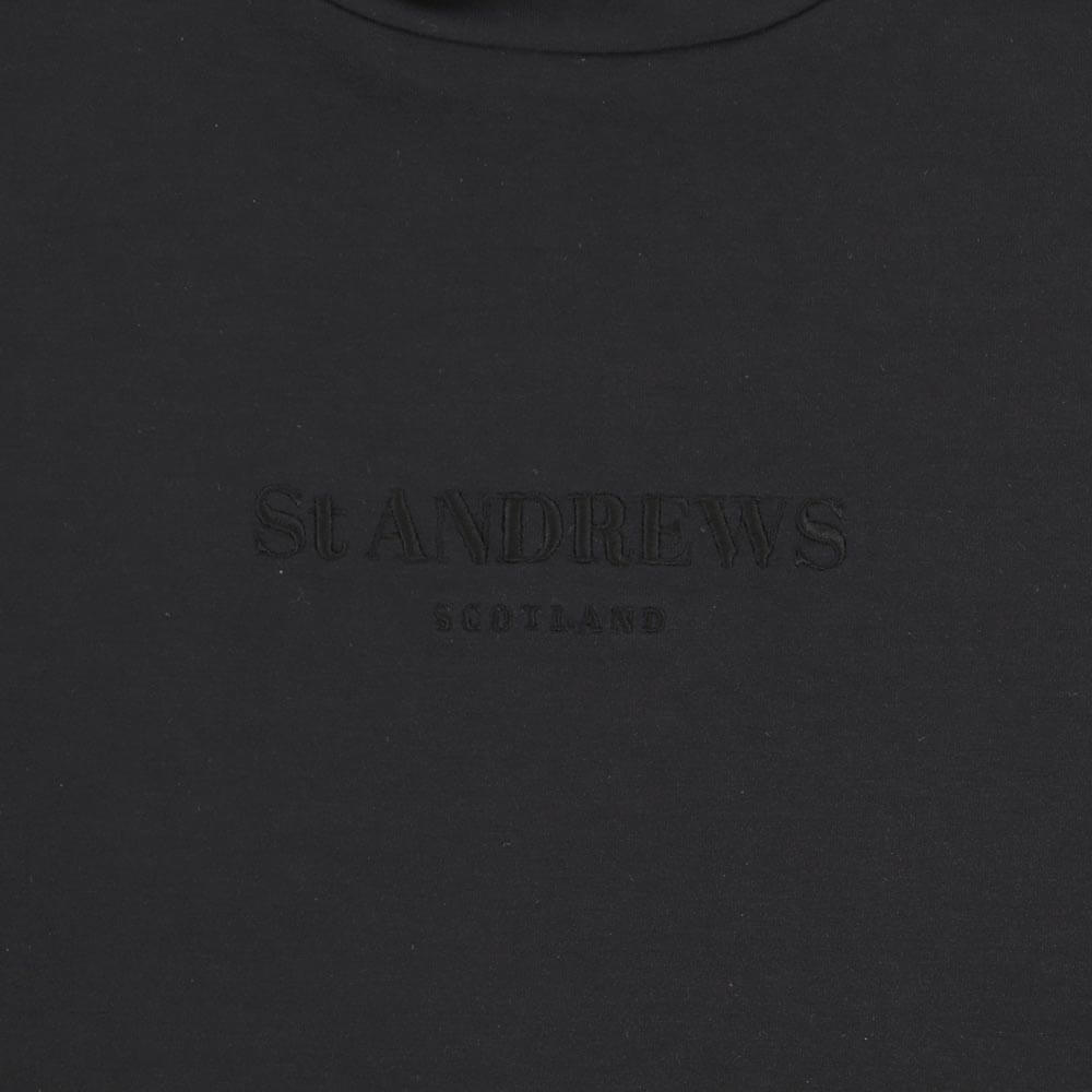 セントアンドリュース St ANDREWS　レディース ベア天竺 長袖 ハイネックシャツ 043-6266952　2026年モデル 胸ロゴ・生地 ディテール