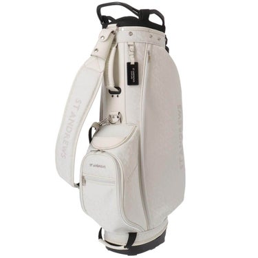 セントアンドリュース St ANDREWS　スタンド式 キャディバッグ 042-7980801 020 グレー　2026年モデル スタンドキャディバッグ 全体 正面・側面