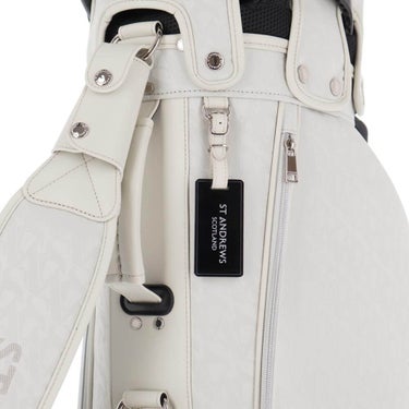セントアンドリュース St ANDREWS　スタンド式 キャディバッグ 042-7980801 020 グレー　2026年モデル アクセサリー・ネームタグ部 ディテール