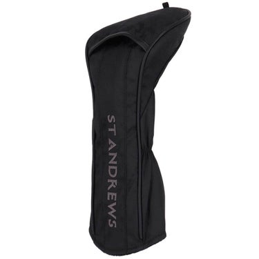 セントアンドリュース St ANDREWS　ドライバー用 ヘッドカバー 042-7984802 010 ブラック　2026年モデル ドライバー用ヘッドカバー 正面・側面