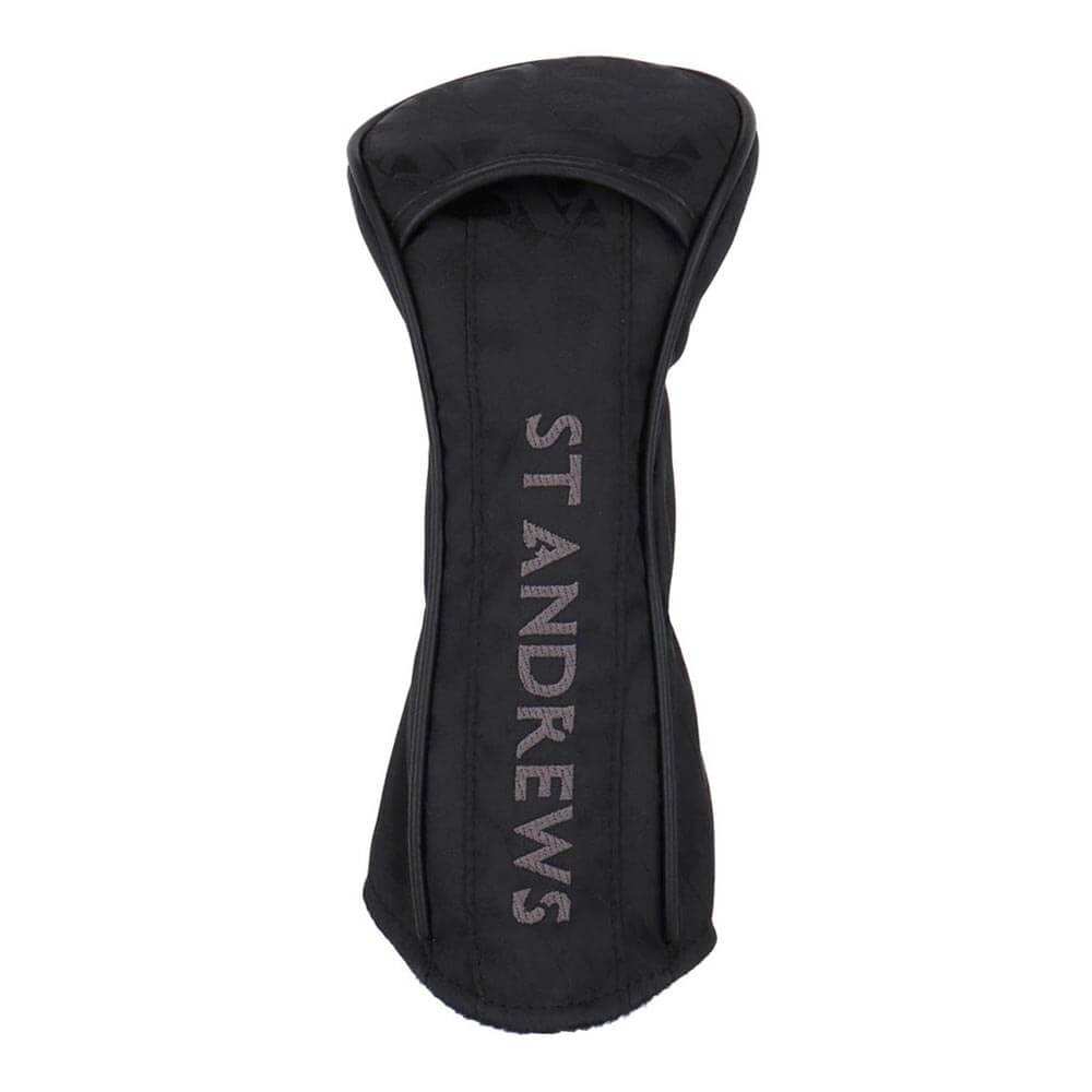 セントアンドリュース St ANDREWS　フェアウェイウッド用 ヘッドカバー 042-7984803 010 ブラック　2026年モデル ブラック