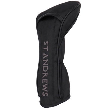 セントアンドリュース St ANDREWS　フェアウェイウッド用 ヘッドカバー 042-7984803 010 ブラック　2026年モデル フェアウェイウッド用ヘッドカバー 正面・側面