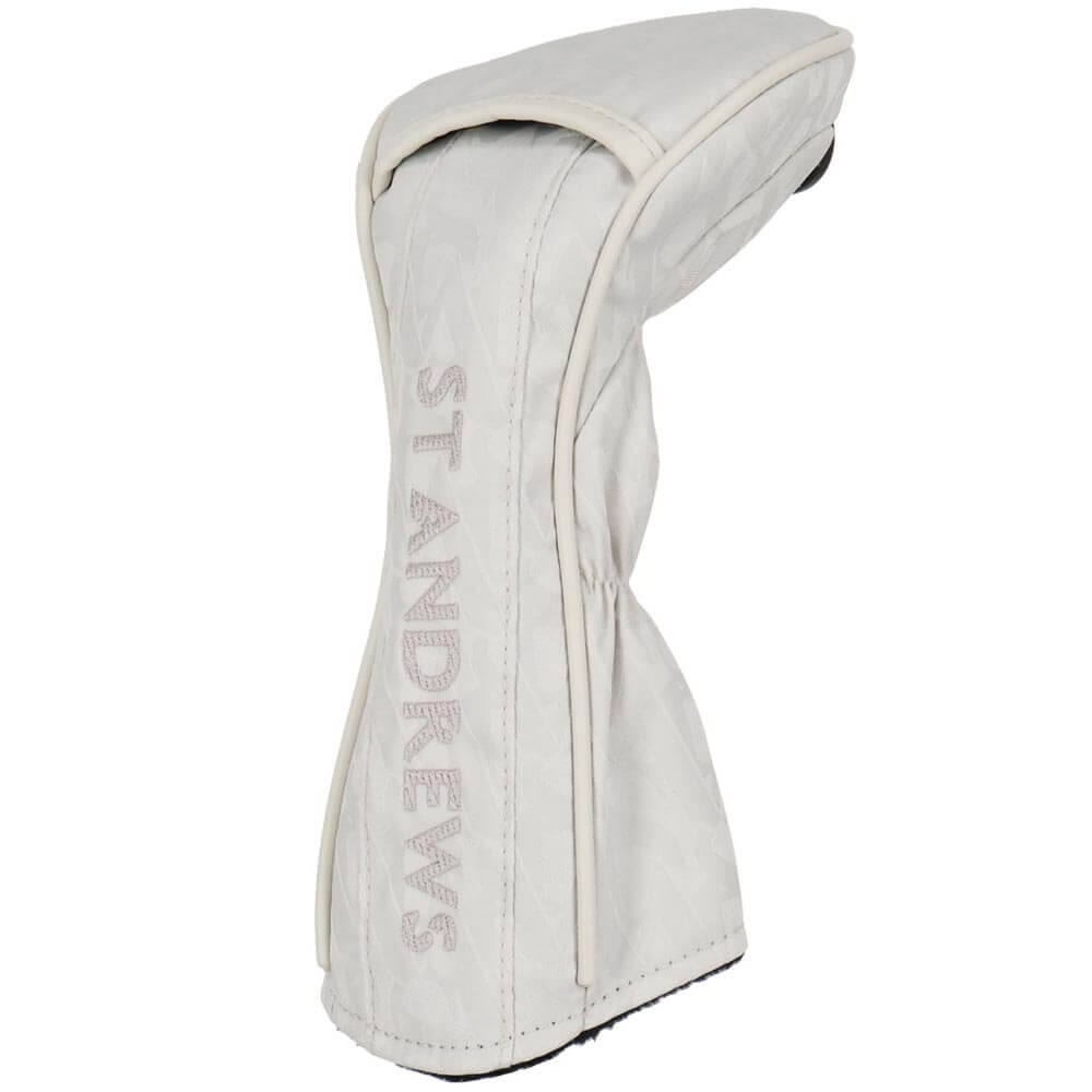 セントアンドリュース St ANDREWS　フェアウェイウッド用 ヘッドカバー 042-7984803 020 グレー　2026年モデル フェアウェイウッド用ヘッドカバー 正面・側面