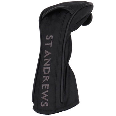 セントアンドリュース St ANDREWS　ユーティリティ用 ヘッドカバー 042-7984804 010 ブラック　2026年モデル ユーティリティ用ヘッドカバー 正面・側面