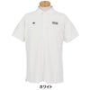 パーリーゲイツ PEARLY GATES　メンズ メッシュジャガード 半袖 ポロシャツ 053-6260906　2026年モデル ホワイト 正面着用