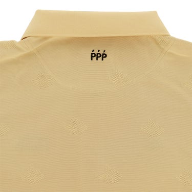 パーリーゲイツ PEARLY GATES　メンズ メッシュジャガード 半袖 ポロシャツ 053-6260906　2026年モデル 背面襟ロゴ ディテール