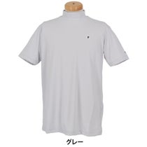 パーリーゲイツ PEARLY GATES　メンズ ソルケア45Gカノコ 半袖 モックネックシャツ 053-6267802　2026年モデル カラーバリエーション