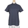 パーリーゲイツ PEARLY GATES　レディース とびうさハート柄 ワッフルプリント 半袖 ハイネックシャツ 055-6267809　2026年モデル 詳細10