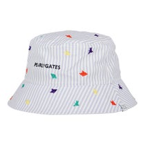 パーリーゲイツ PEARLY GATES 酔っ払いウサギ柄 バケットハット 053-6287911 031 ホワイト 2026年モデル ホワイト