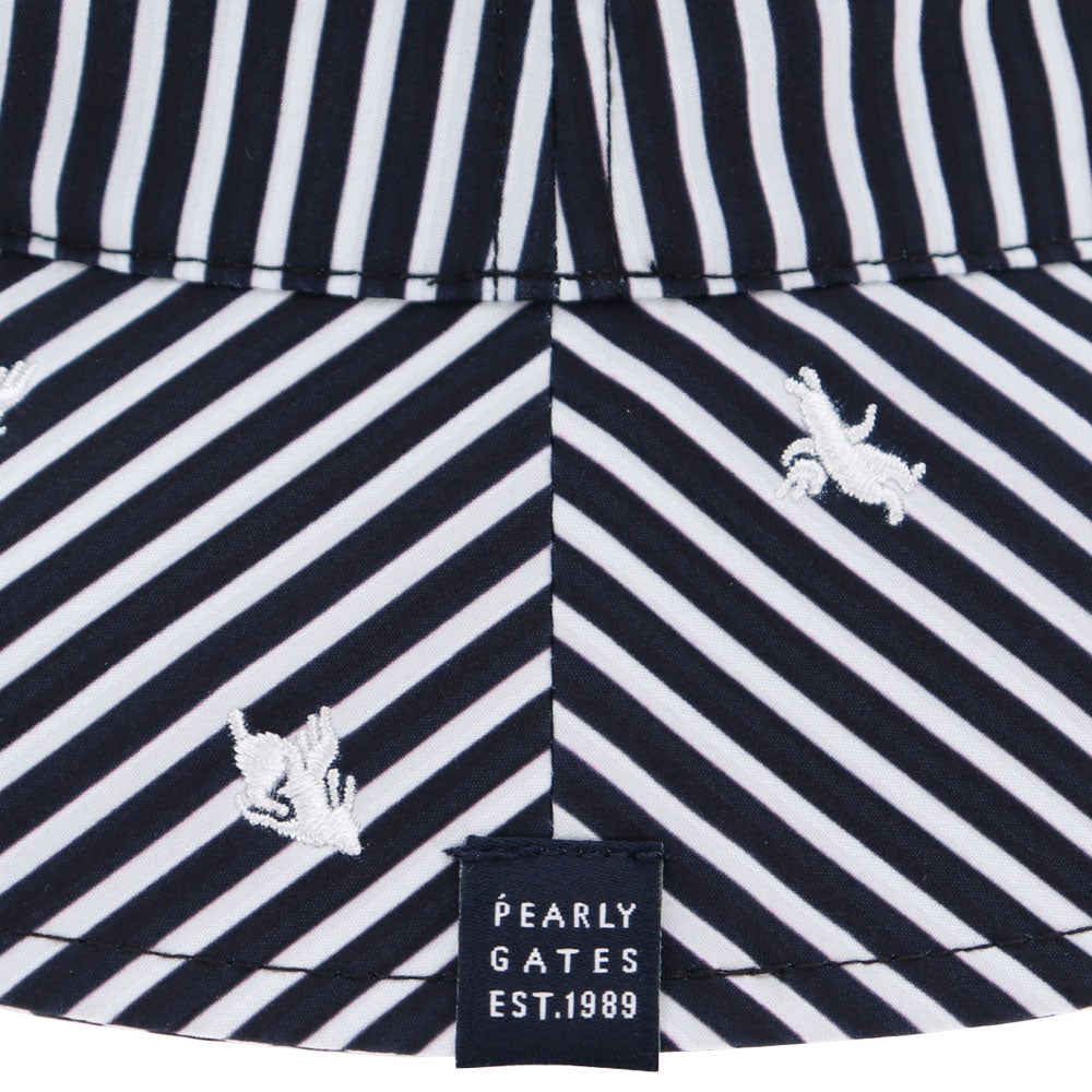 パーリーゲイツ PEARLY GATES　酔っ払いウサギ柄 バケットハット 053-6287911 121 ネイビー　2026年モデル 詳細4