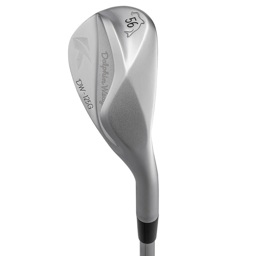 キャスコ　ドルフィン メンズ ウェッジ セミグースネック ハイスピン DW-125G High Spin　Dolphin DP-231 カーボンシャフト　2026年モデル ヘッド背面・プロファイル