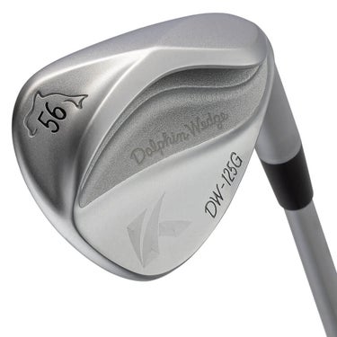 キャスコ　ドルフィン メンズ ウェッジ セミグースネック ハイスピン DW-125G High Spin　Dolphin DP-231 カーボンシャフト　2026年モデル キャビティ・バック刻印 ディテール