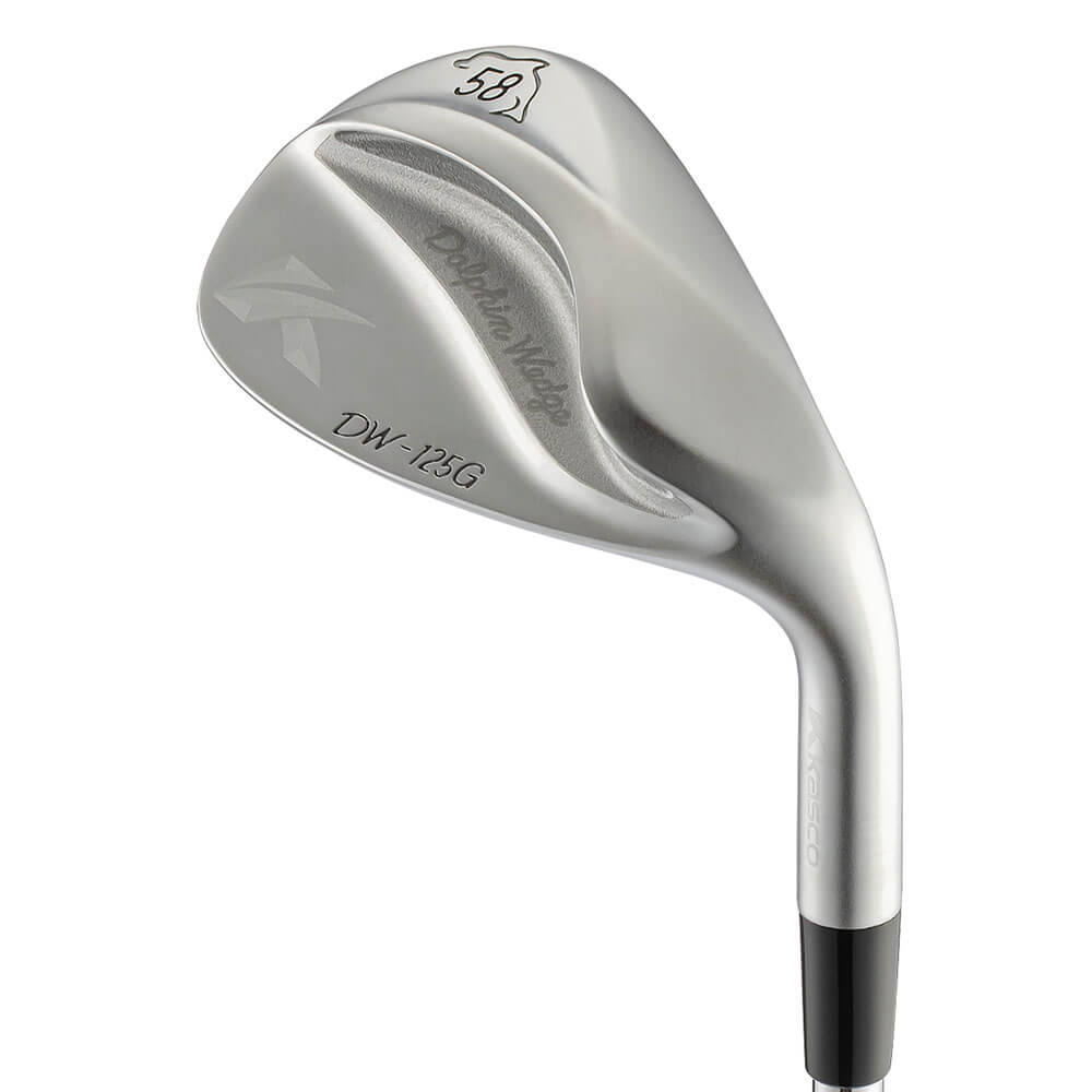 キャスコ　ドルフィン メンズ ウェッジ セミグースネック ハイスピン DW-125G High Spin　N.S.PRO 950GH neo スチールシャフト　2026年モデル ヘッド背面 斜め