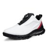 ecco エコー　BIOM C5 PREMIUM BOA GORE-TEX レザー スパイクレス ゴルフシューズ 132634 55428 WHITE/CHILI RED　2026年モデル