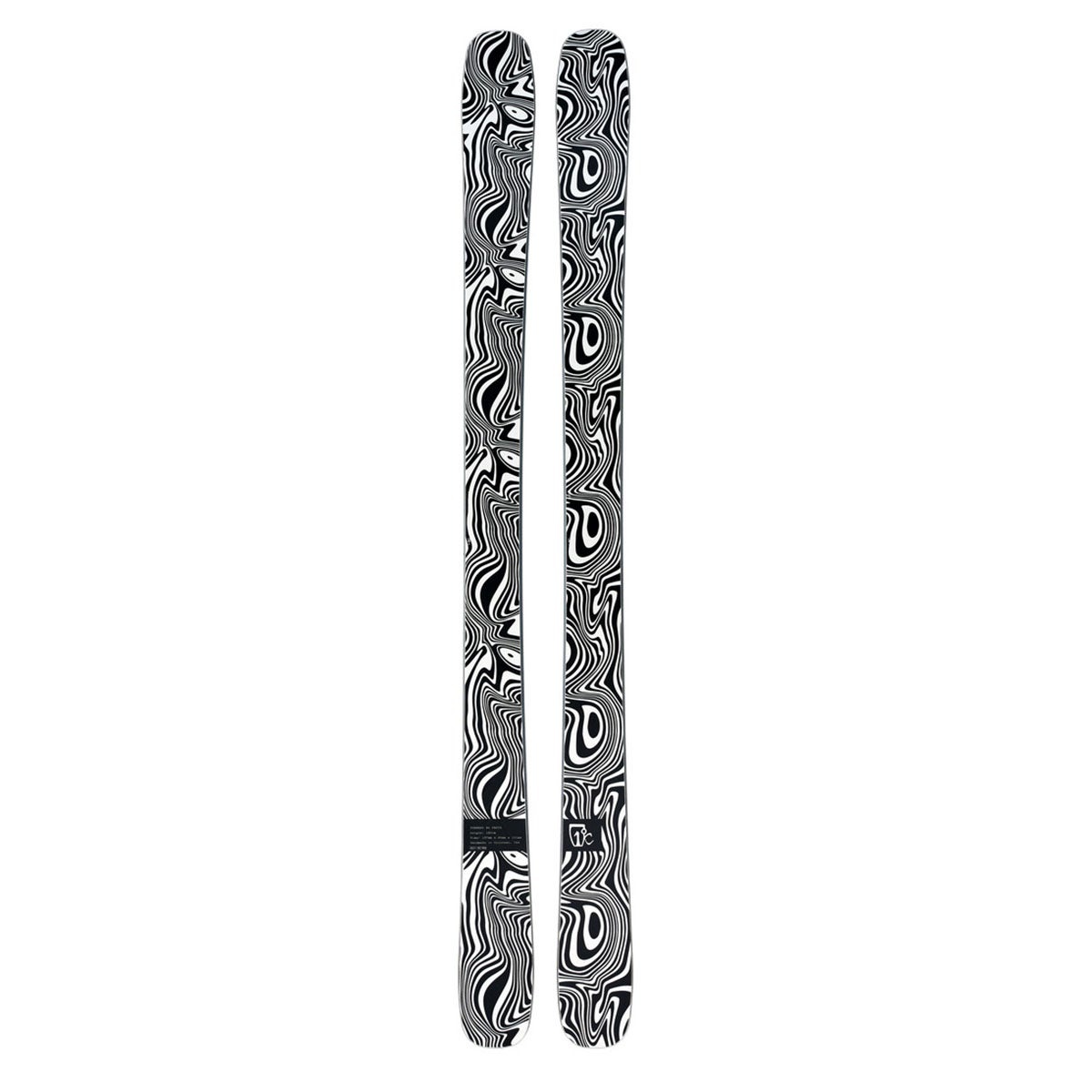 アイスランティック ICELANTIC　Torrent 96 Prototype トレント 96 プロトタイプ　スキー板 単品 2026-2027 スキー板 トップシート 全体