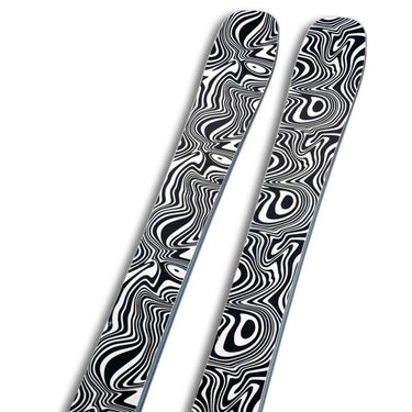 アイスランティック ICELANTIC　Torrent 96 Prototype トレント 96 プロトタイプ　スキー板 単品 2026-2027 トップシート グラフィック後端部アップ