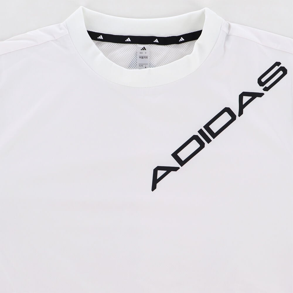 アディダス adidas　メンズ デタッチャブル クルーネック ロゴ ウィンドジャケット CC006　2026年モデル 別カラー 背面着用