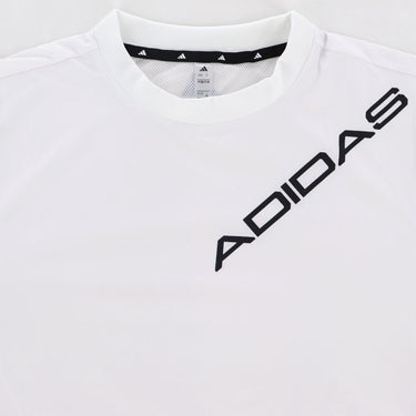 アディダス adidas　メンズ デタッチャブル クルーネック ロゴ ウィンドジャケット CC006　2026年モデル 別カラー 背面着用