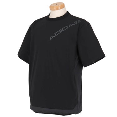 アディダス adidas　メンズ デタッチャブル クルーネック ロゴ ウィンドジャケット CC006　2026年モデル 仕様ディテール