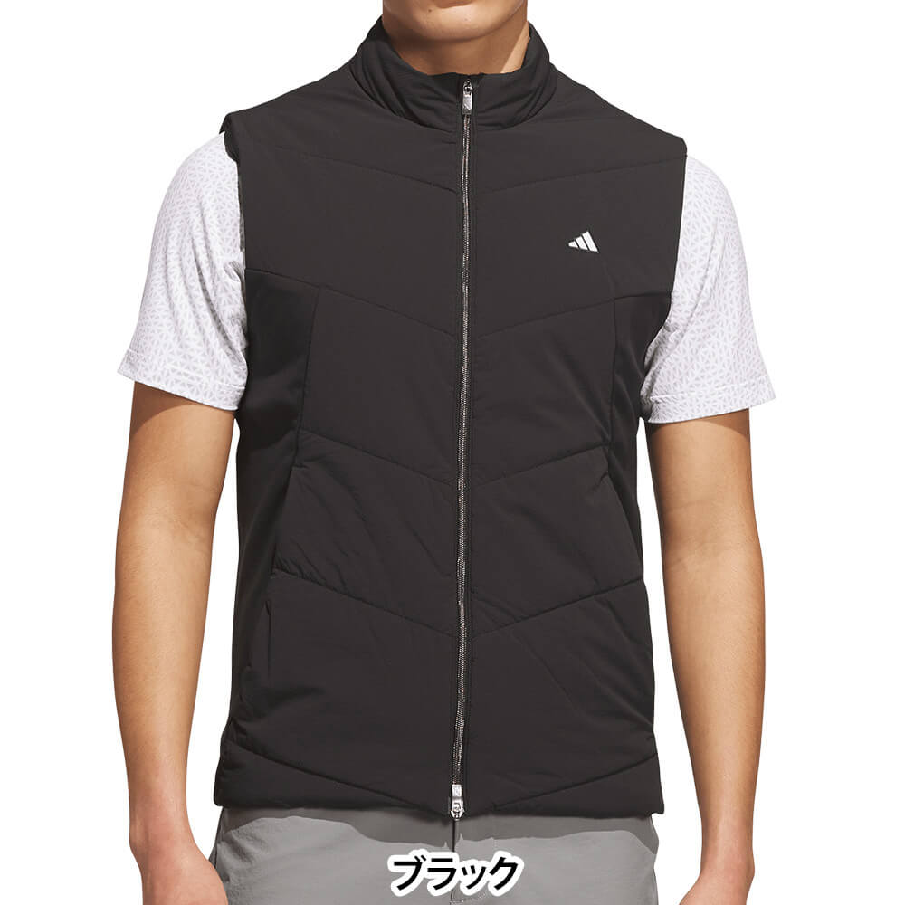 アディダス adidas　メンズ フルジップ ベスト F6371　2026年モデル 詳細2
