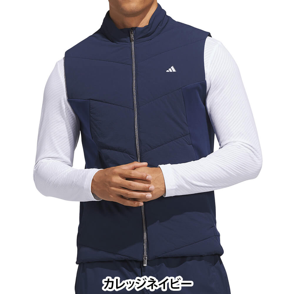 アディダス adidas　メンズ フルジップ ベスト F6371　2026年モデル 詳細4