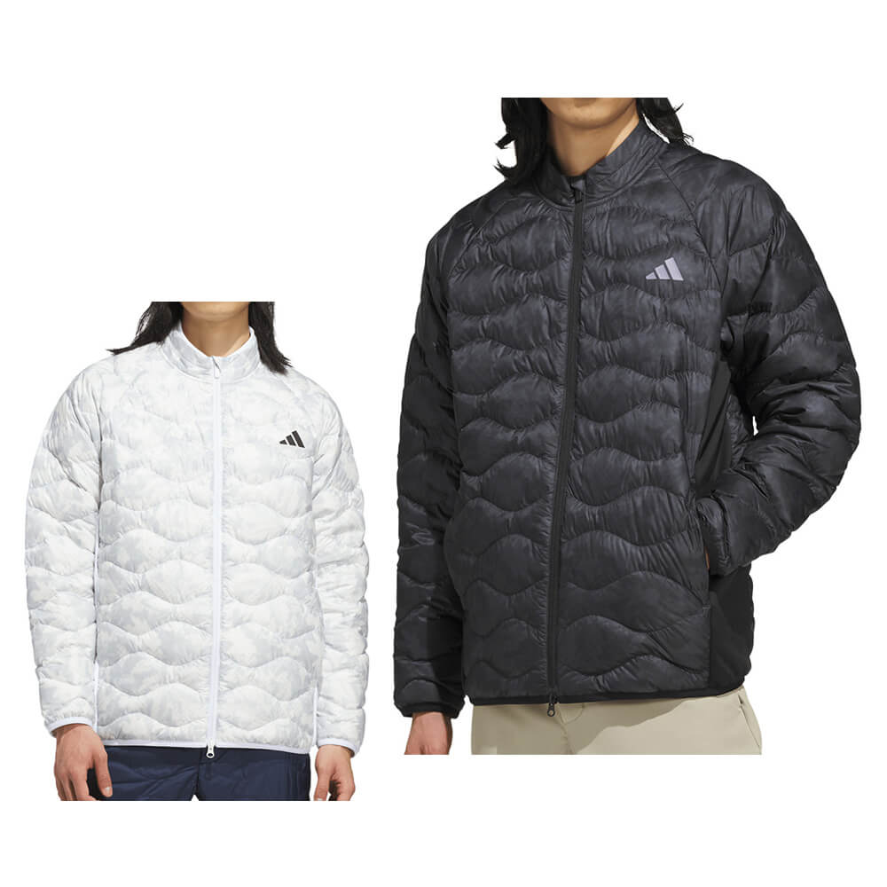 アディダス adidas　メンズ カモフラージュプリント 長袖 ダウンジャケット IE850　2026年モデル カラーバリエーション・商品全体