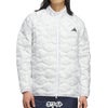 アディダス adidas　メンズ カモフラージュプリント 長袖 ダウンジャケット IE850　2026年モデル 正面着用