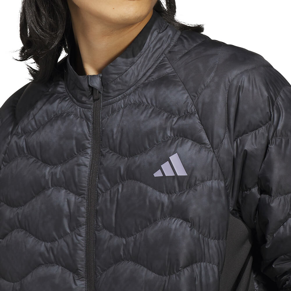 アディダス adidas　メンズ カモフラージュプリント 長袖 ダウンジャケット IE850　2026年モデル 別カラー 背面着用