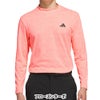 アディダス adidas　メンズ TWISTKNIT ジャガード 長袖 モックネック シャツ MBJ37　2026年モデル 別カラー 正面着用