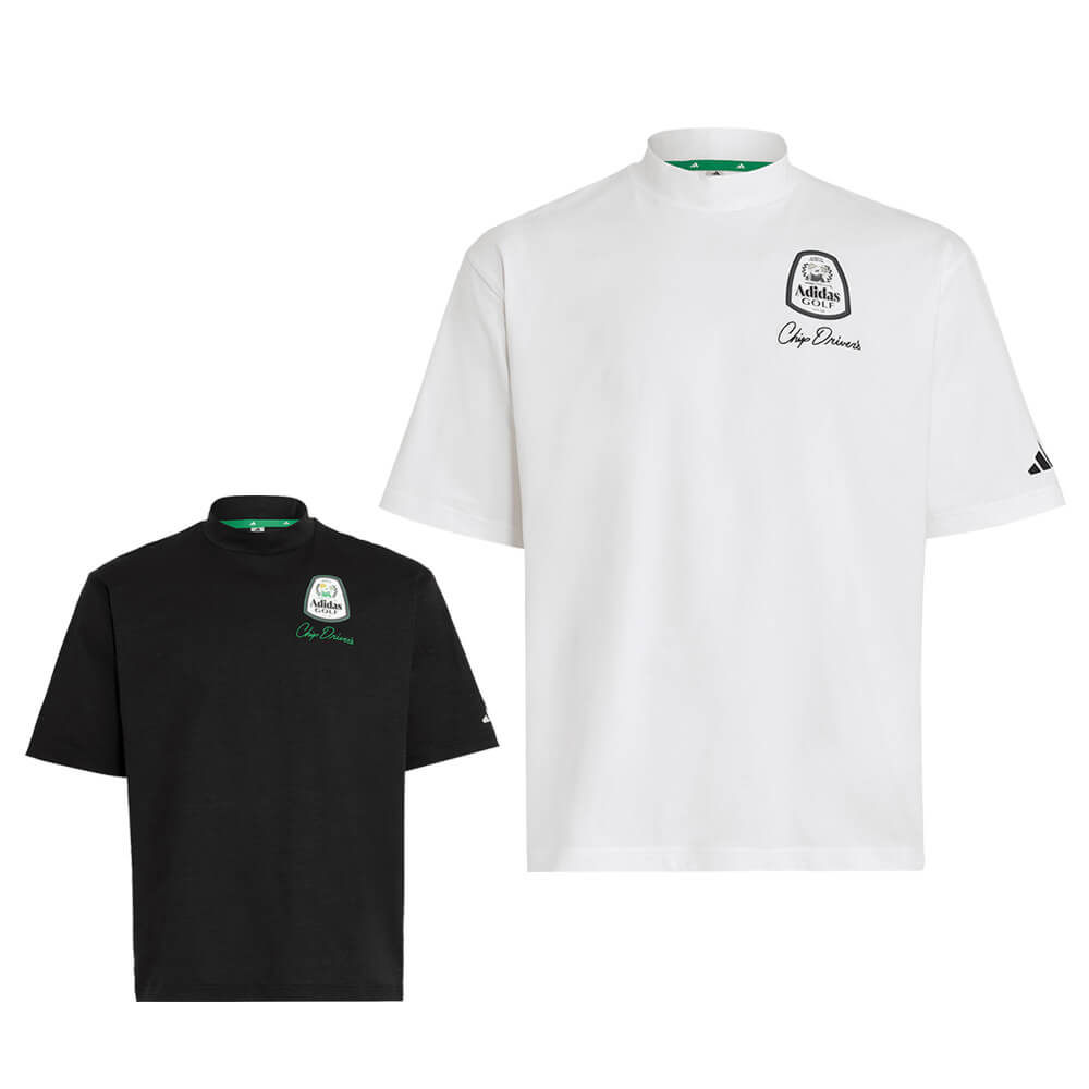 アディダス adidas　メンズ CHIP バックグラフィック 半袖 モックネック シャツ OGH74　2026年モデル カラーバリエーション・商品全体