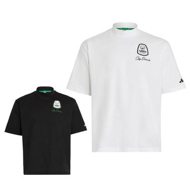アディダス adidas　メンズ CHIP バックグラフィック 半袖 モックネック シャツ OGH74　2026年モデル カラーバリエーション・商品全体
