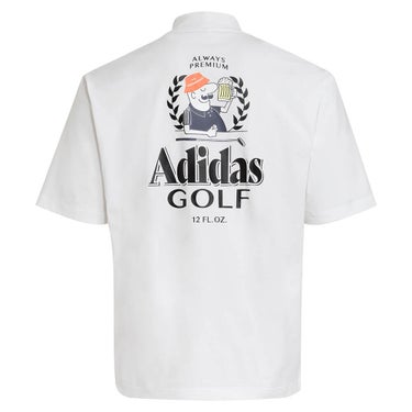 アディダス adidas　メンズ CHIP バックグラフィック 半袖 モックネック シャツ OGH74　2026年モデル 背面着用