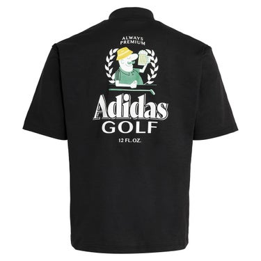 アディダス adidas　メンズ CHIP バックグラフィック 半袖 モックネック シャツ OGH74　2026年モデル 別カラー 正面着用