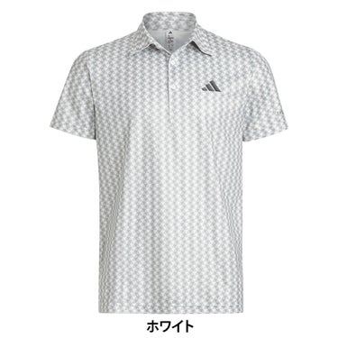 アディダス adidas　メンズ ジオメトリックプリント 半袖 ポロシャツ OGH80　2026年モデル 詳細2