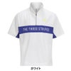 アディダス adidas　メンズ カラーブロック ハーフジップ 半袖 ジャケット OGH81　2026年モデル 正面着用