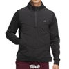 アディダス adidas　メンズ ハーフジップ ハイブリッド ストレッチ 長袖 フーディー P4125　2026年モデル 正面着用