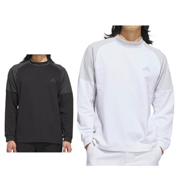 アディダス adidas　メンズ バックロゴ 長袖 モックネック シャツ RD965　2026年モデル 詳細1