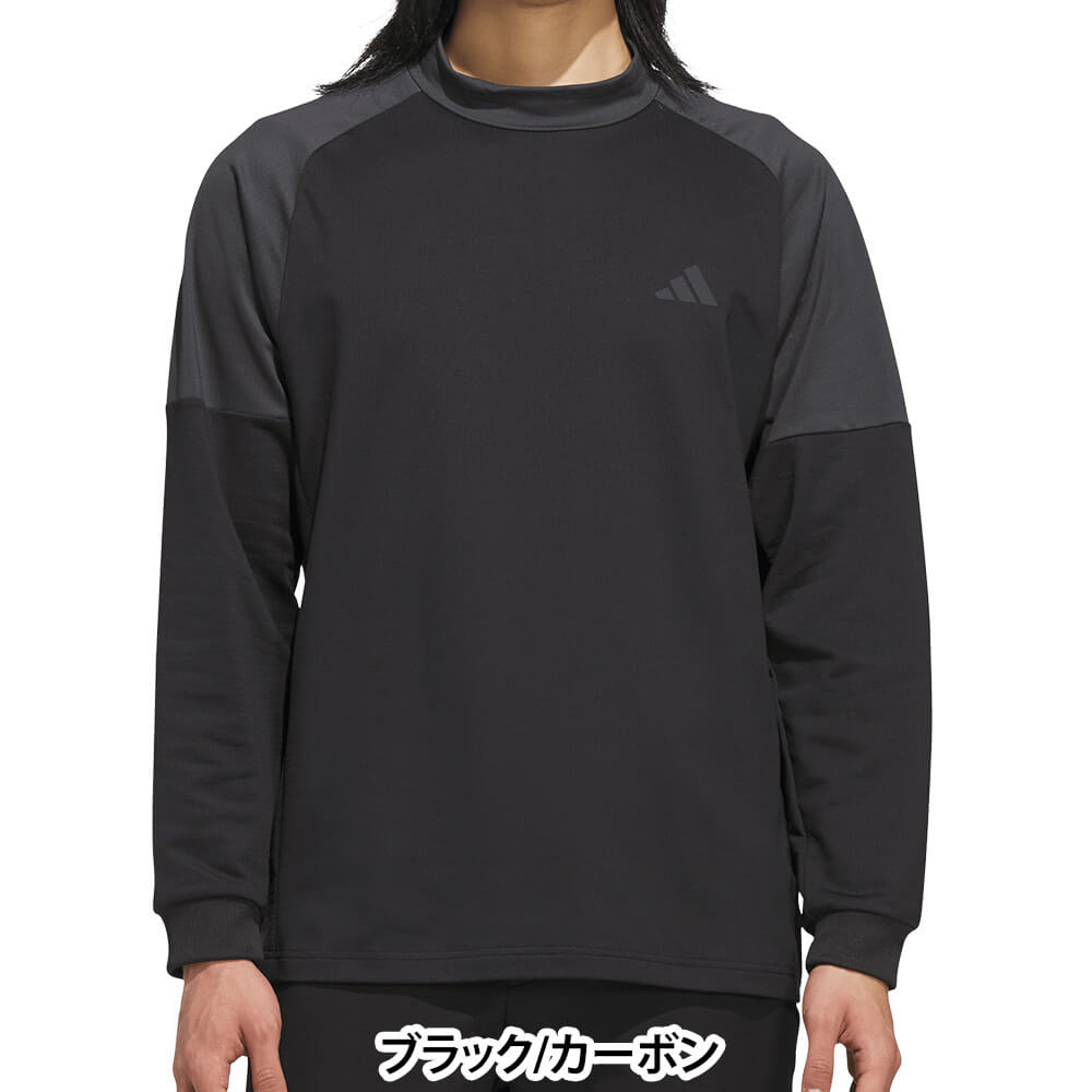 アディダス adidas　メンズ バックロゴ 長袖 モックネック シャツ RD965　2026年モデル 詳細2