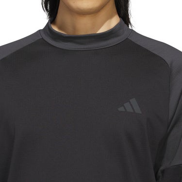 アディダス adidas　メンズ バックロゴ 長袖 モックネック シャツ RD965　2026年モデル 詳細5