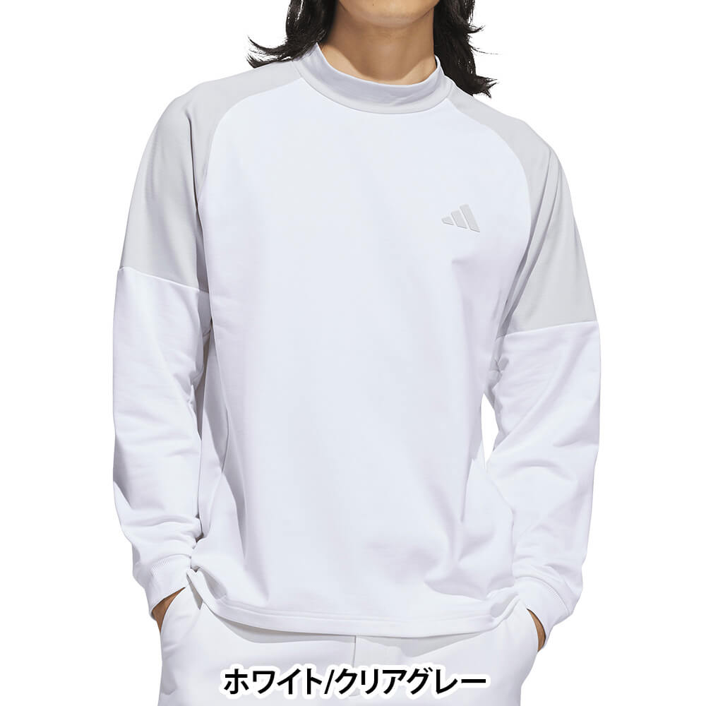 アディダス adidas　メンズ バックロゴ 長袖 モックネック シャツ RD965　2026年モデル 詳細6