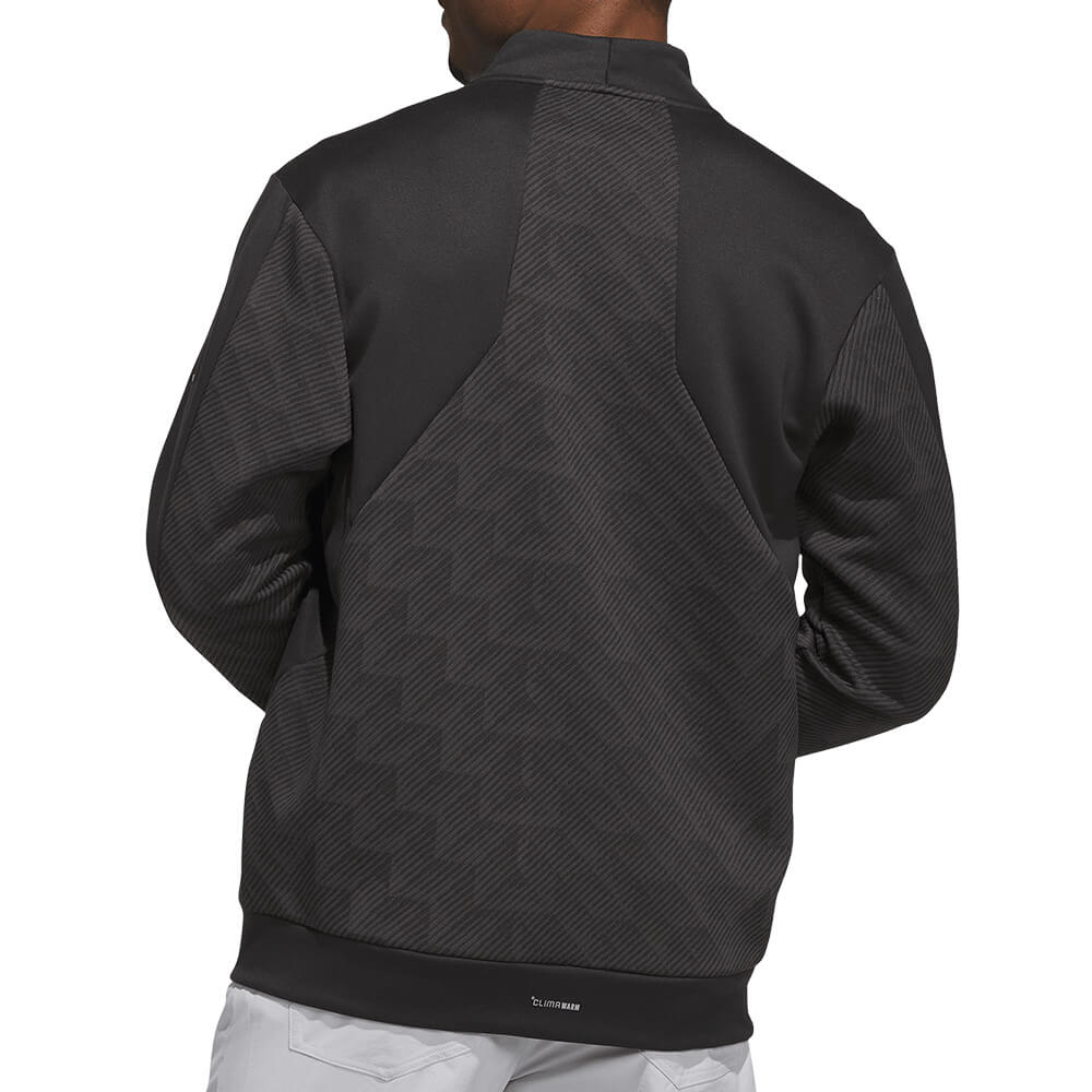 アディダス adidas　メンズ ファブリックミックス フルジップ 長袖 ジャケット RO807　2026年モデル 背面着用