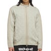 アディダス adidas　メンズ ファブリックミックス フルジップ 長袖 ジャケット RO807　2026年モデル 胸元・生地ディテール