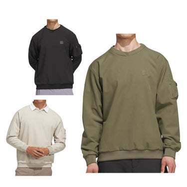 アディダス adidas　メンズ 起毛 クルーネック 長袖 プルオーバー SS801　2026年モデル カラーバリエーション・商品全体
